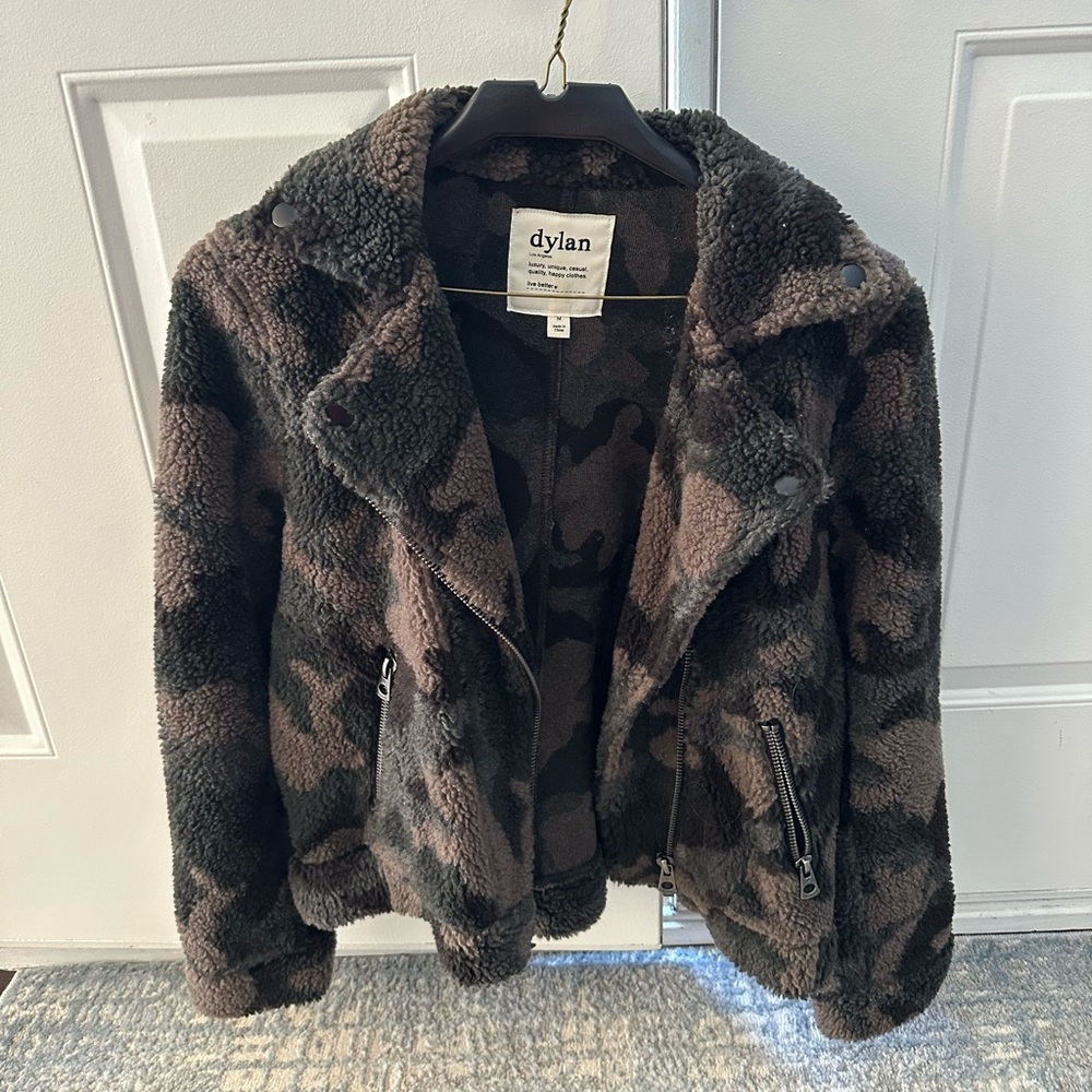 Sherpa Camo Moto Jacket